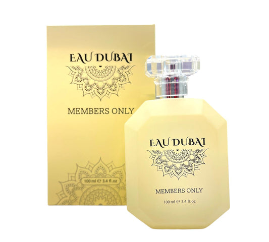 Apa de parfum MEMBERS ONLY, Eau Dubai, 100ml, inspirat de Back XS de la Paco Rabanne