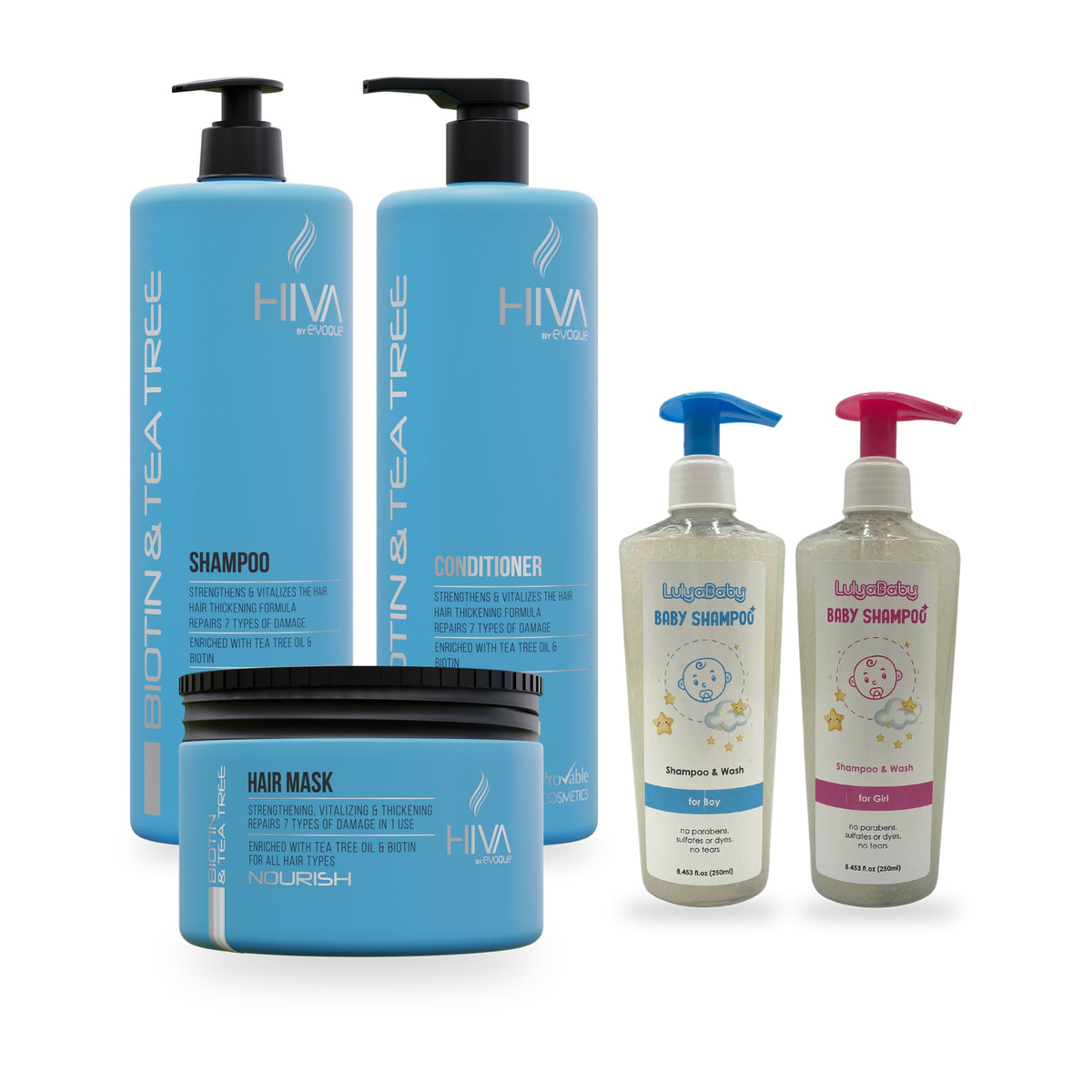 Set Family Shampoo HIVA + LulyBaby