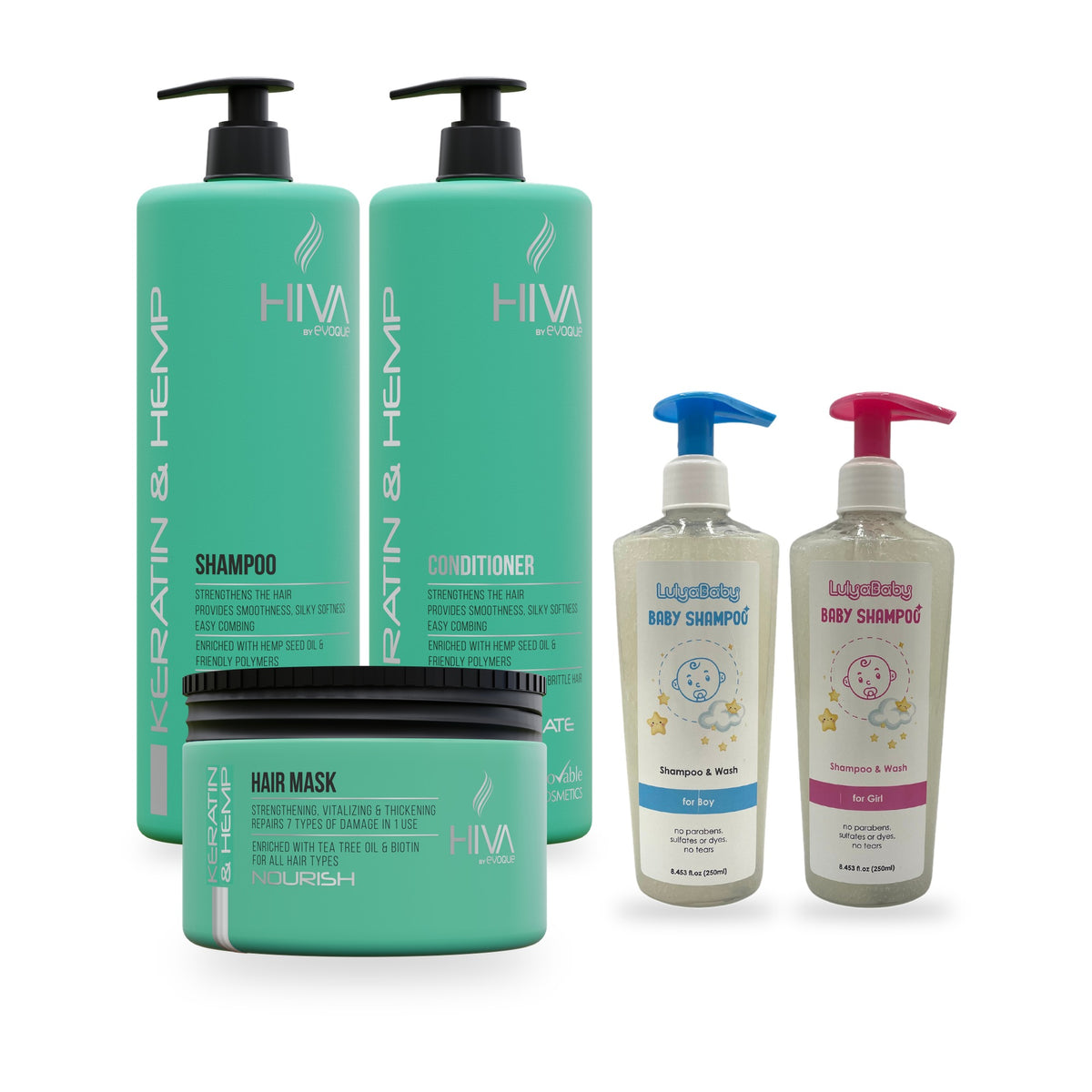 Set Family Shampoo HIVA + LulyBaby