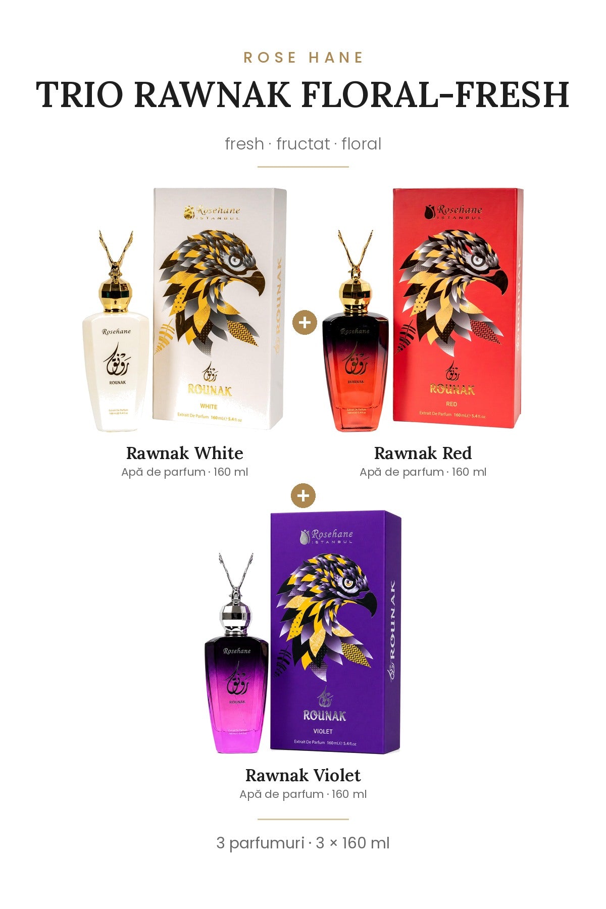 Trio Rawnak Floral-Fresh