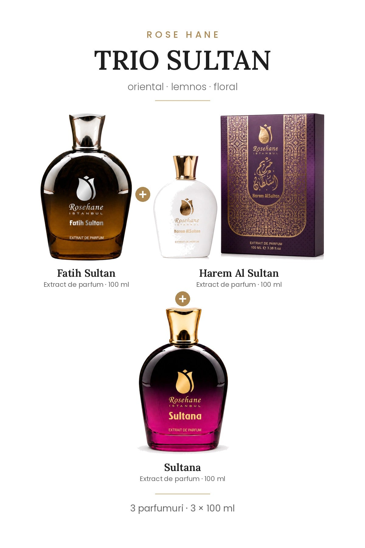 Trio Sultan Rose Hane
